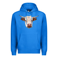 True Royal hereford cow head Premium Hoodie - RanaPortraitStore