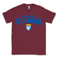Burgundy north park university Classic Tee - artisFamous