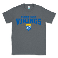 Charcoal Heather north park university Classic Tee - artisFamous
