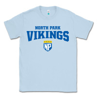 Dusty Blue north park university Classic Tee - artisFamous