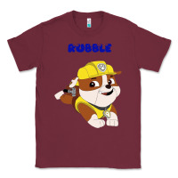 Burgundy rubble Classic Tee - artisFamous