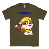 Army Green rubble Classic Tee - artisFamous