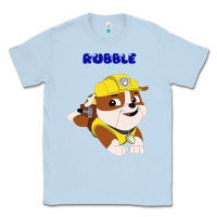 Dusty Blue rubble Classic Tee - artisFamous