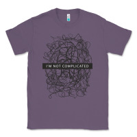 Lavender ı'm not complicated Classic Tee - artisFamous