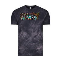 Cloud Black howdy Vintage Tee - CowhideDigitalArt