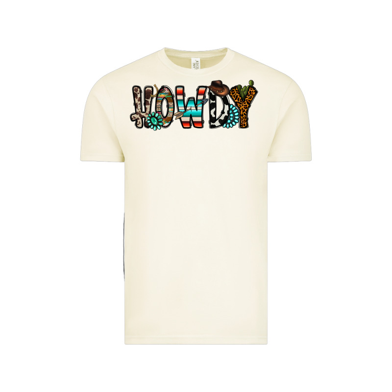 Howdy Vintage Tee by CowhideDigitalArt | Teevron