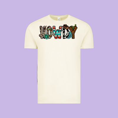 Howdy Vintage Tee Designed By Cowhidedigitalart
