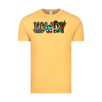 Vintage Mustard howdy Vintage Tee - CowhideDigitalArt
