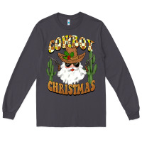 Smoke cowboy christmas santa Long Sleeve Tee - BarkalooDesign