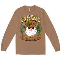 Toasted Coconut cowboy christmas santa Long Sleeve Tee - BarkalooDesign