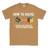 Toasted Coconut youth rubiks cube rotate the sides to the position shown cube Classic Tee - DesigneFamous