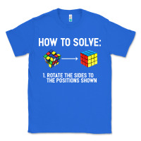 Youth Rubiks Cube Rotate The Sides To The Position Shown Cube Classic Tee | Teevron