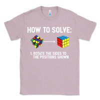 Lilac youth rubiks cube rotate the sides to the position shown cube Classic Tee - DesigneFamous