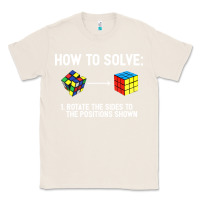 Natural youth rubiks cube rotate the sides to the position shown cube Classic Tee - DesigneFamous