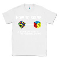 White youth rubiks cube rotate the sides to the position shown cube Classic Tee - DesigneFamous