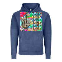 Vintage Denim fuck everything skeletons Vintage Hoodie - AdoDesignShop