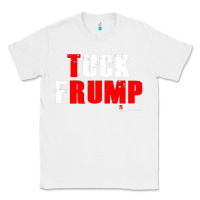 White tuck frump Classic Tee - DesigneFamous