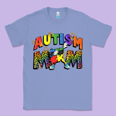 Autism Mom Classic Tee Designed By Fadigitalartstudio