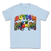 Dusty Blue Autism mom Classic Tee - FaDigitalArtStudio