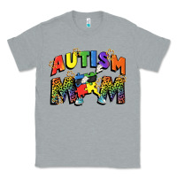 Heather Grey Autism mom Classic Tee - FaDigitalArtStudio