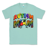 Seafoam Autism mom Classic Tee - FaDigitalArtStudio