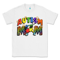 White Autism mom Classic Tee - FaDigitalArtStudio