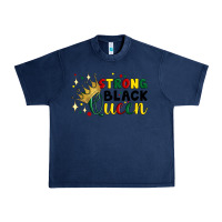 Navy strong black queen Urban Heavy Tee - Artiststas