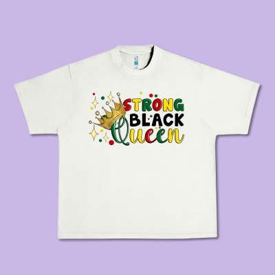 Strong Black Queen Urban Heavy Tee Designed By Artiststas