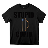 Black Stupid Cupid Heavy Core Tee - Bettercallsaul