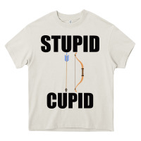 Cream Stupid Cupid Heavy Core Tee - Bettercallsaul