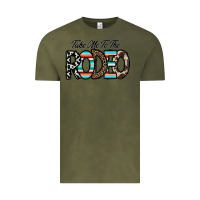 Vintage Olive take me to the rodeo Vintage Tee - CowhideDigitalArt