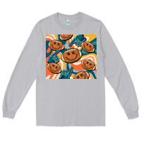 Moon Dust football smiley face Long Sleeve Tee - BarkalooDesign