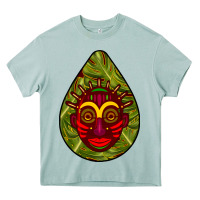 Arona african masks teardrop  7 Heavy Core Tee - BundleAndBundleShop