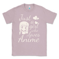 Lilac just a girl who loves anime Classic Tee - DesigneFamous