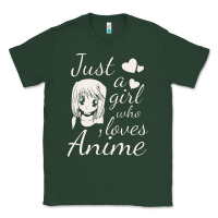 Sports Green just a girl who loves anime Classic Tee - DesigneFamous