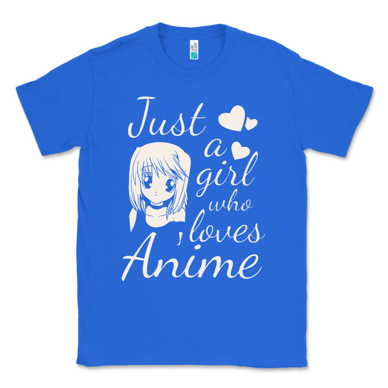 Just A Girl Who Loves Anime Classic Tee by DesigneFamous | Teevron