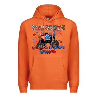 Carrot red white wroom wroom wroom Premium Hoodie - AdoDesignShop