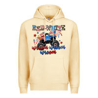Pina Colada red white wroom wroom wroom Premium Hoodie - AdoDesignShop
