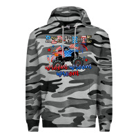 Slate Camo red white wroom wroom wroom Premium Hoodie - AdoDesignShop