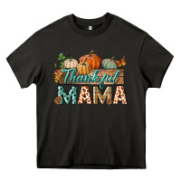 Asphalt thankful mama Heavy Core Tee - BundleAndBundleShop