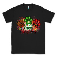 Black merry christmas paws Classic Tee - FaDigitalArtStudio