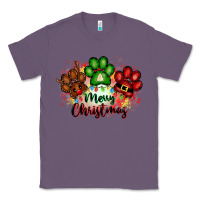 Lavender merry christmas paws Classic Tee - FaDigitalArtStudio