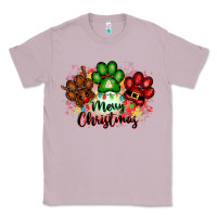 Lilac merry christmas paws Classic Tee - FaDigitalArtStudio
