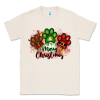 Natural merry christmas paws Classic Tee - FaDigitalArtStudio