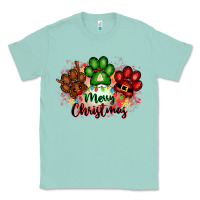 Merry Christmas Paws Classic Tee | Teevron