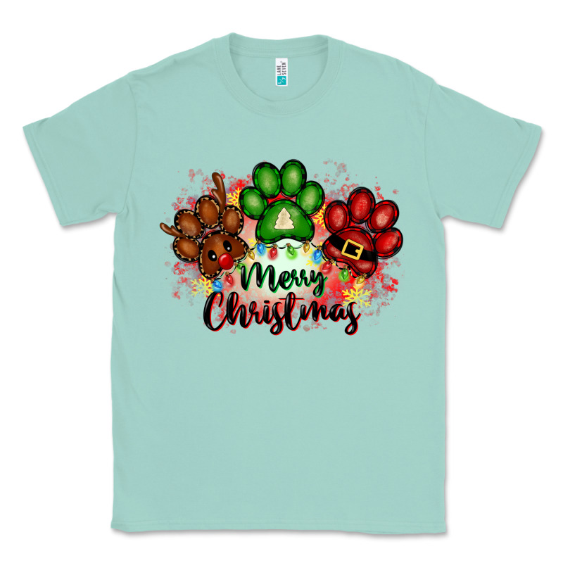 Merry Christmas Paws Classic Tee by FaDigitalArtStudio | Teevron