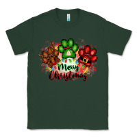 Sports Green merry christmas paws Classic Tee - FaDigitalArtStudio