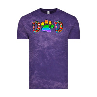 Cloud Purple dad lgbt Vintage Tee - CowhideDigitalArt