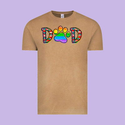 Dad Lgbt Vintage Tee Designed By Cowhidedigitalart