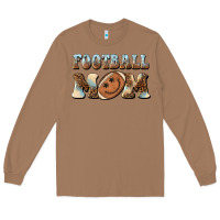 Toasted Coconut football mom football smiley face Long Sleeve Tee - BarkalooDesign